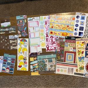 Bundle Scrapbook Supplies Crafting